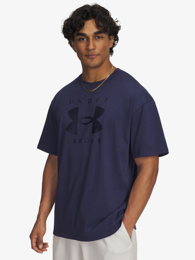 UNDER ARMOUR Men Heavyweight Oversized Branded T-Shirt - Image 1